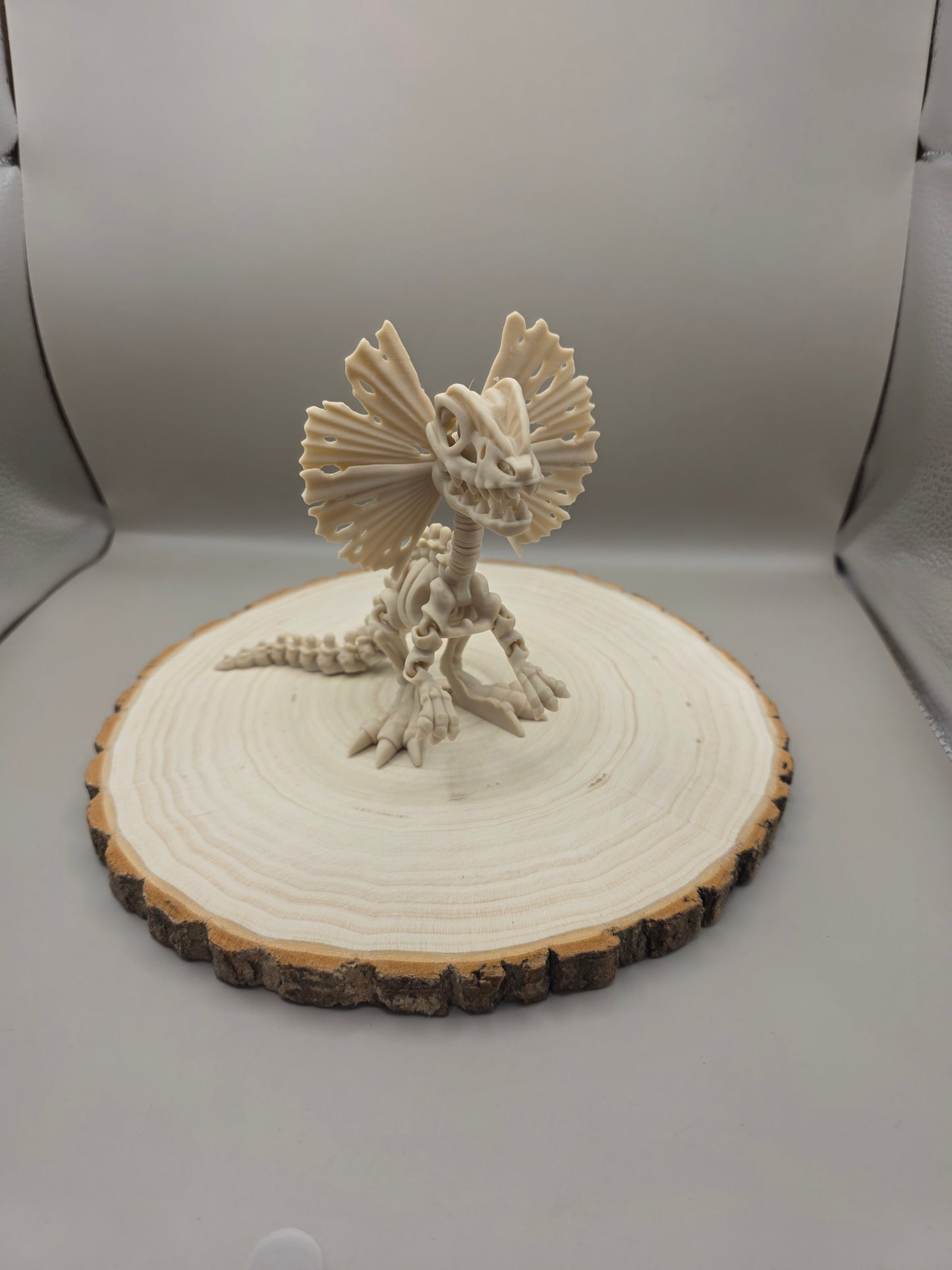 3D Printed Flexi Dilophosaurus Skeleton