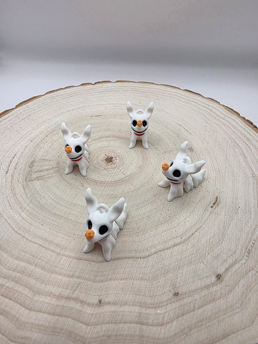 3d printed articulated Zero the ghost dog fidget