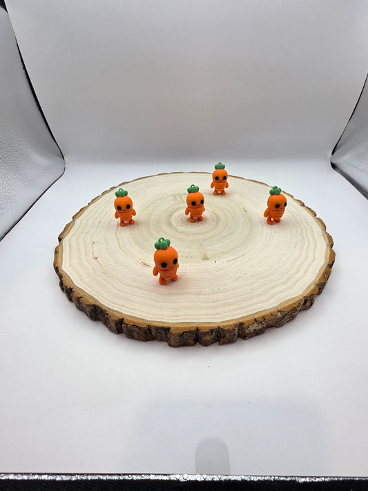 3d printed articulated carrot man fidget