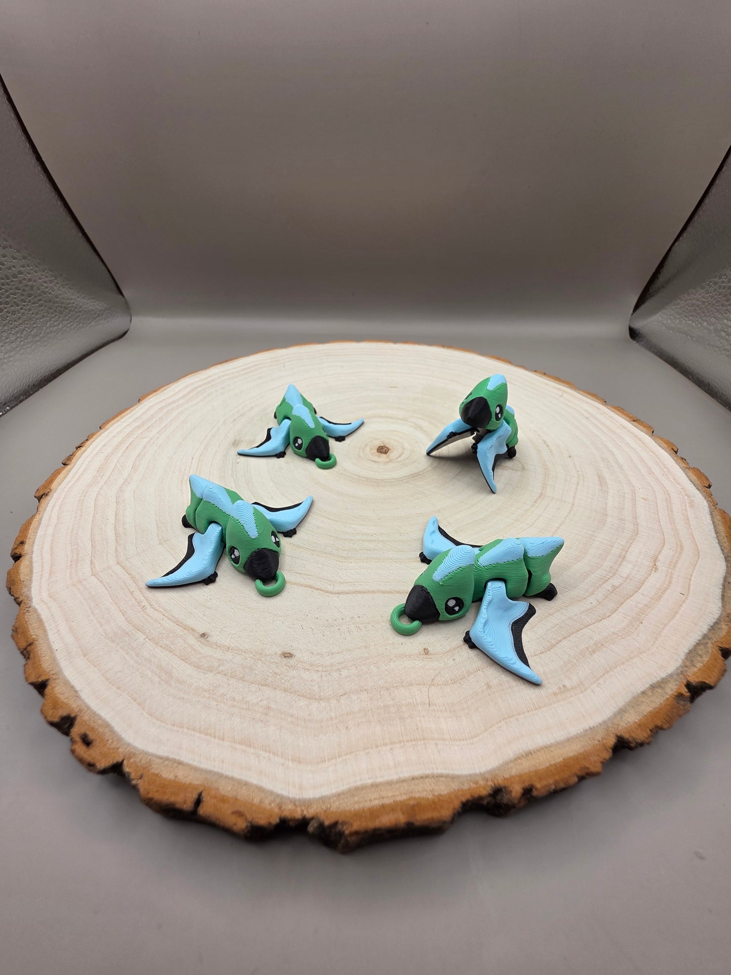 3d printed articulated pterodactyl fidget