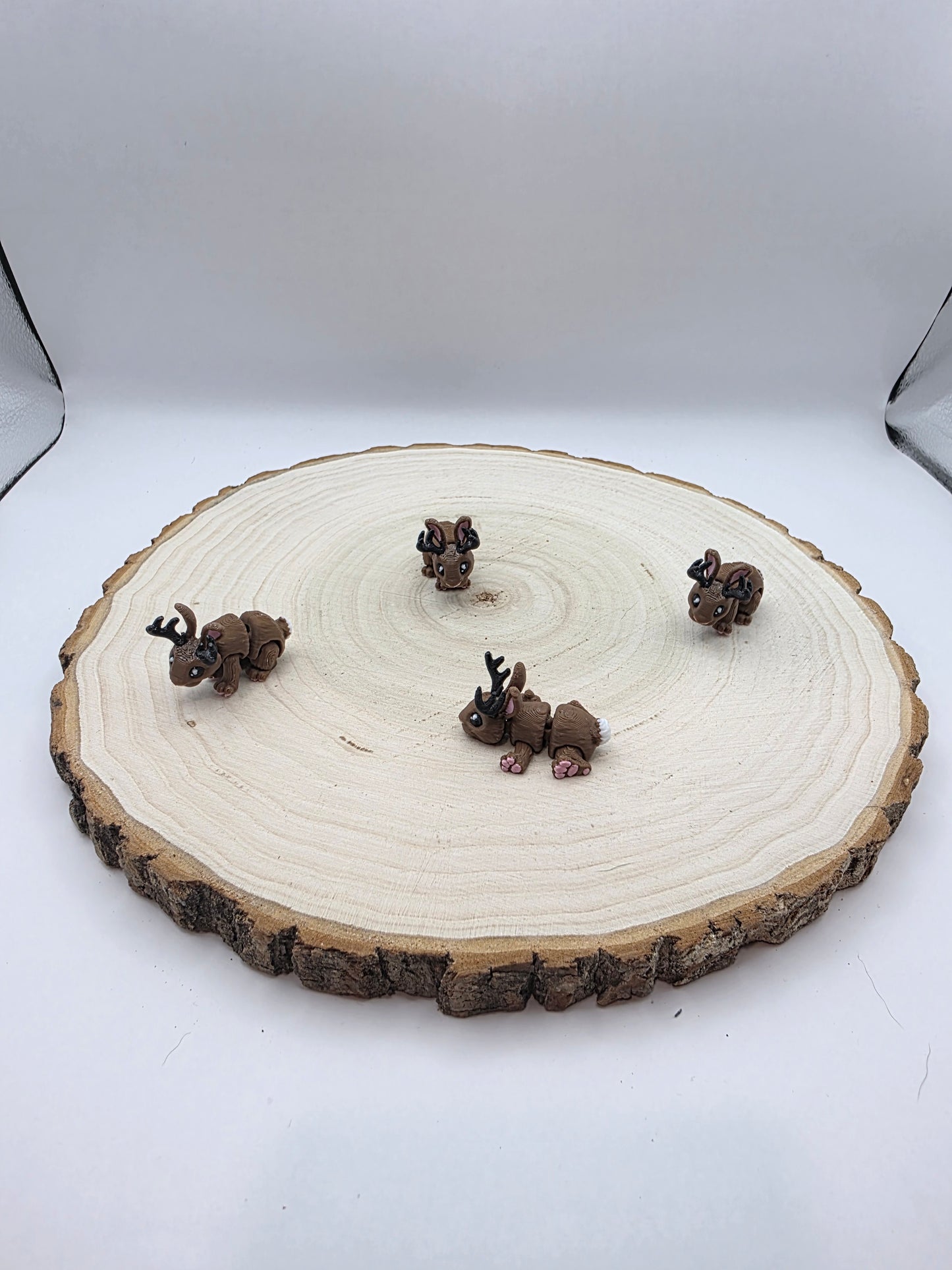 3d printed articulated jackalope fidget