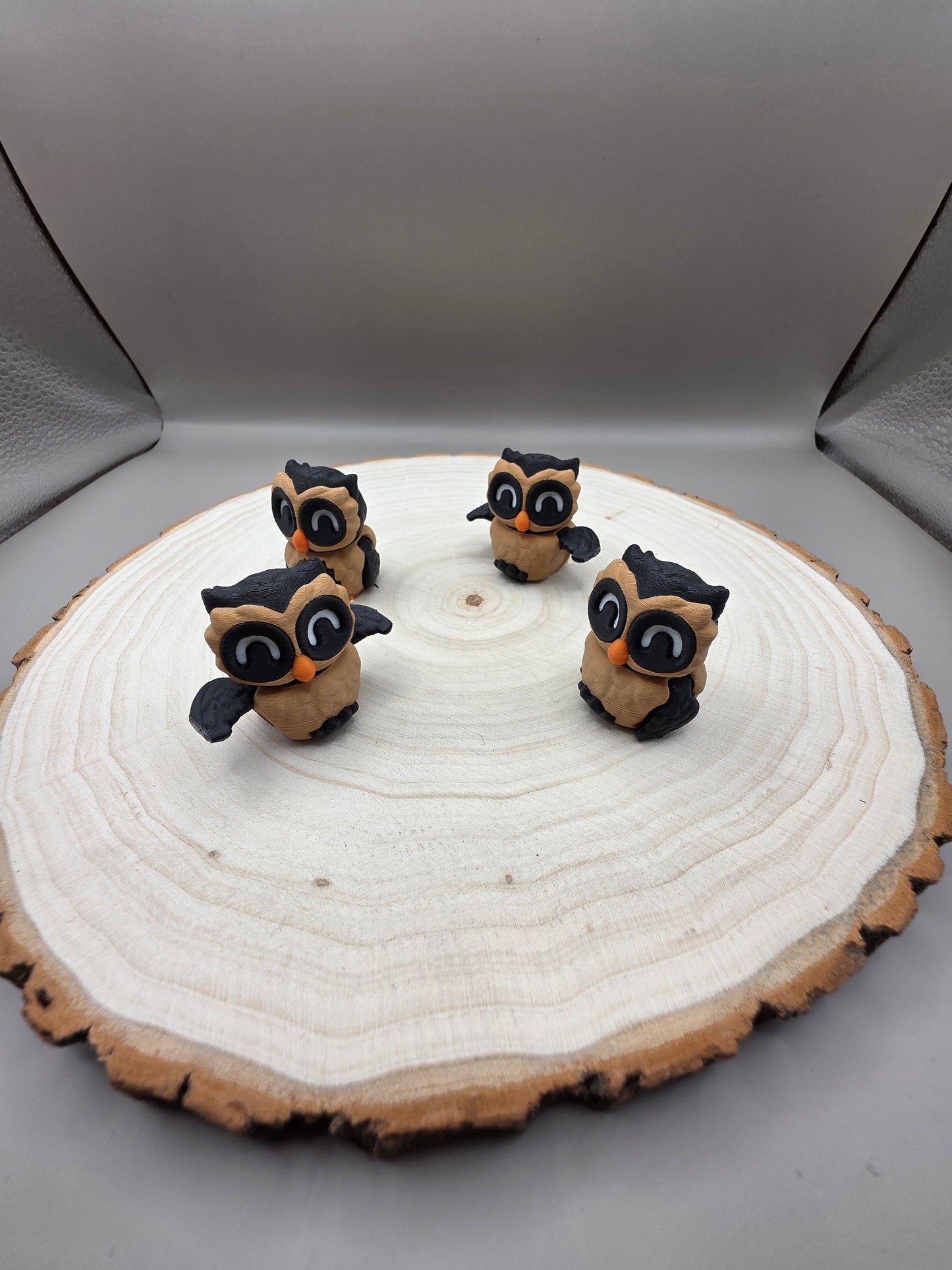 3d printed articulated owl