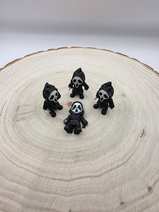 3d printed articulated Ghost face fidget