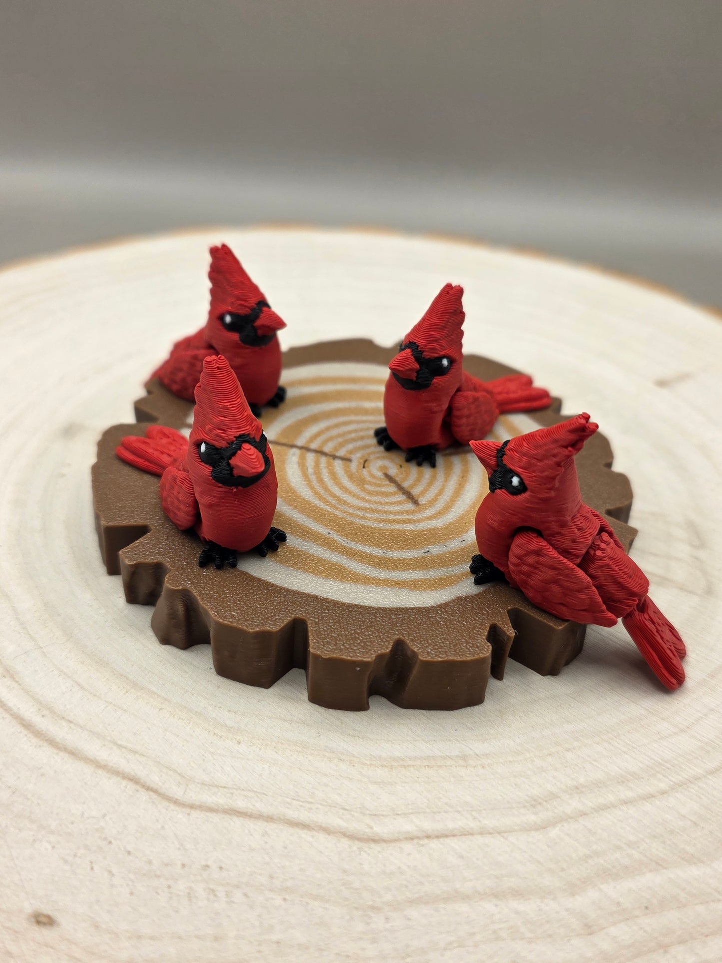 3d printed Cardinal Fidget