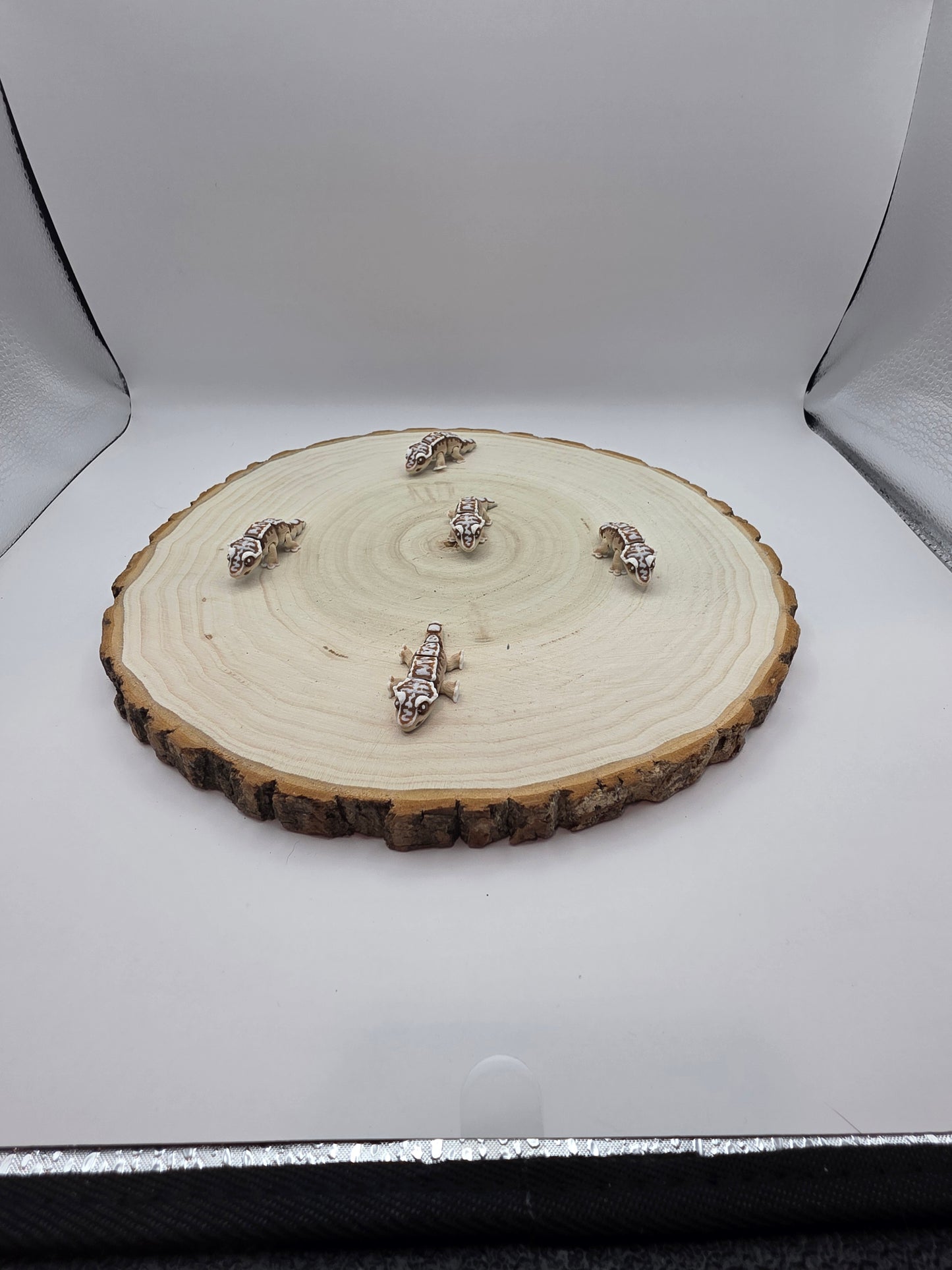 3d printed articulated crested gecko fidget