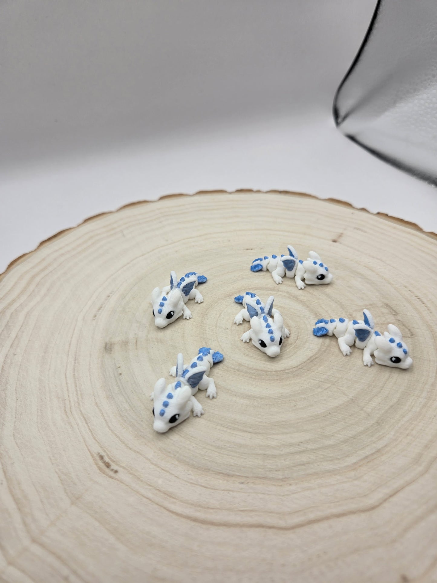 3d printed articulated mini dragon fidget