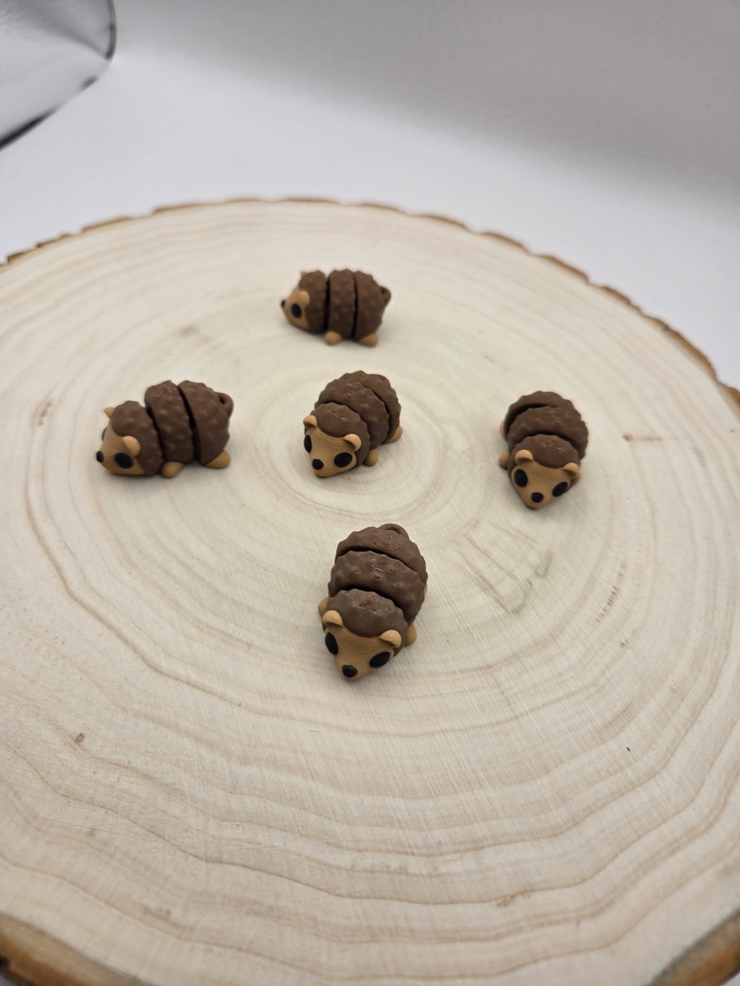 3d printed articulated hedgehog fidget