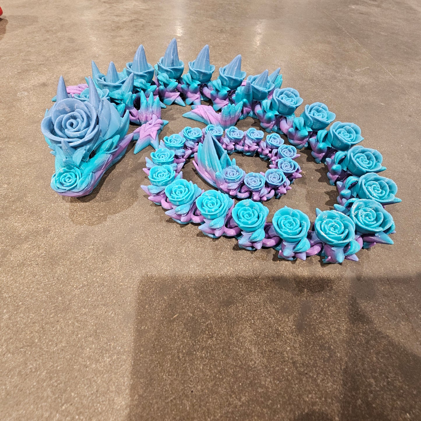 3d printed Rosewing dragon