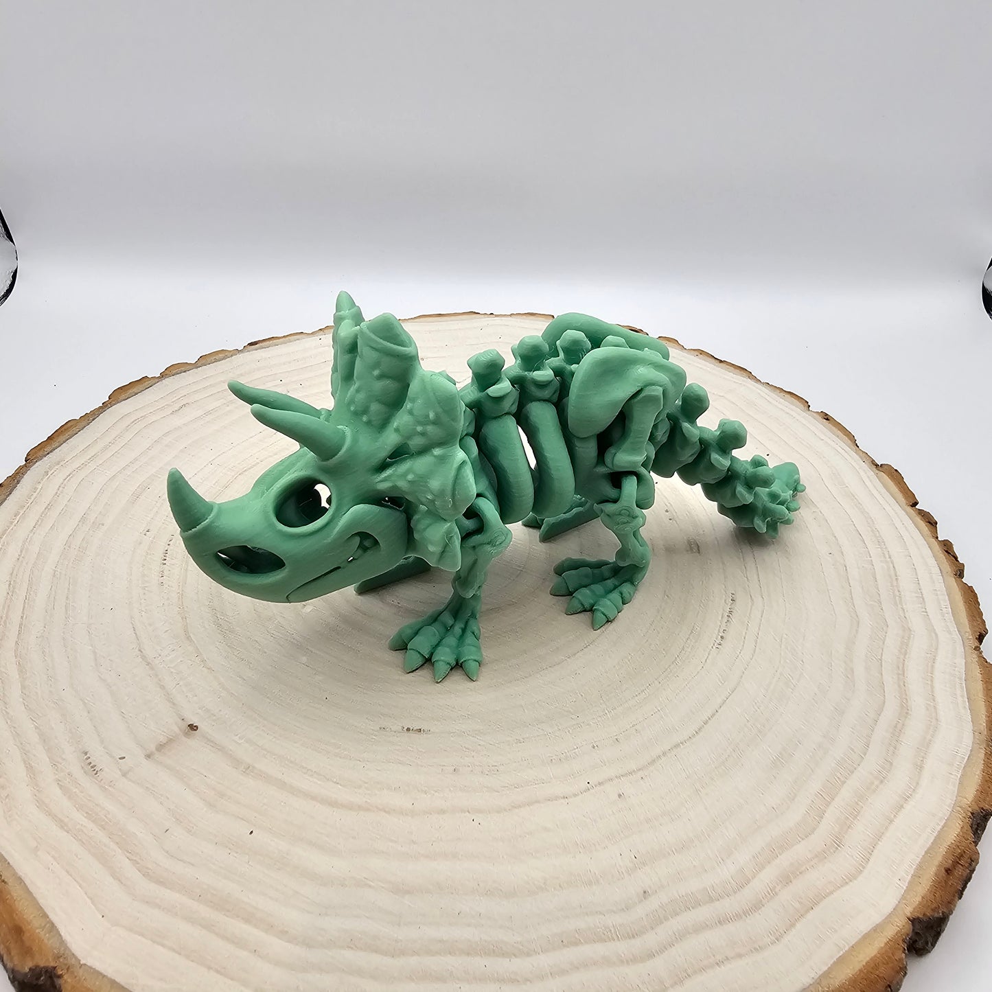 3d printed flexi Triceratops