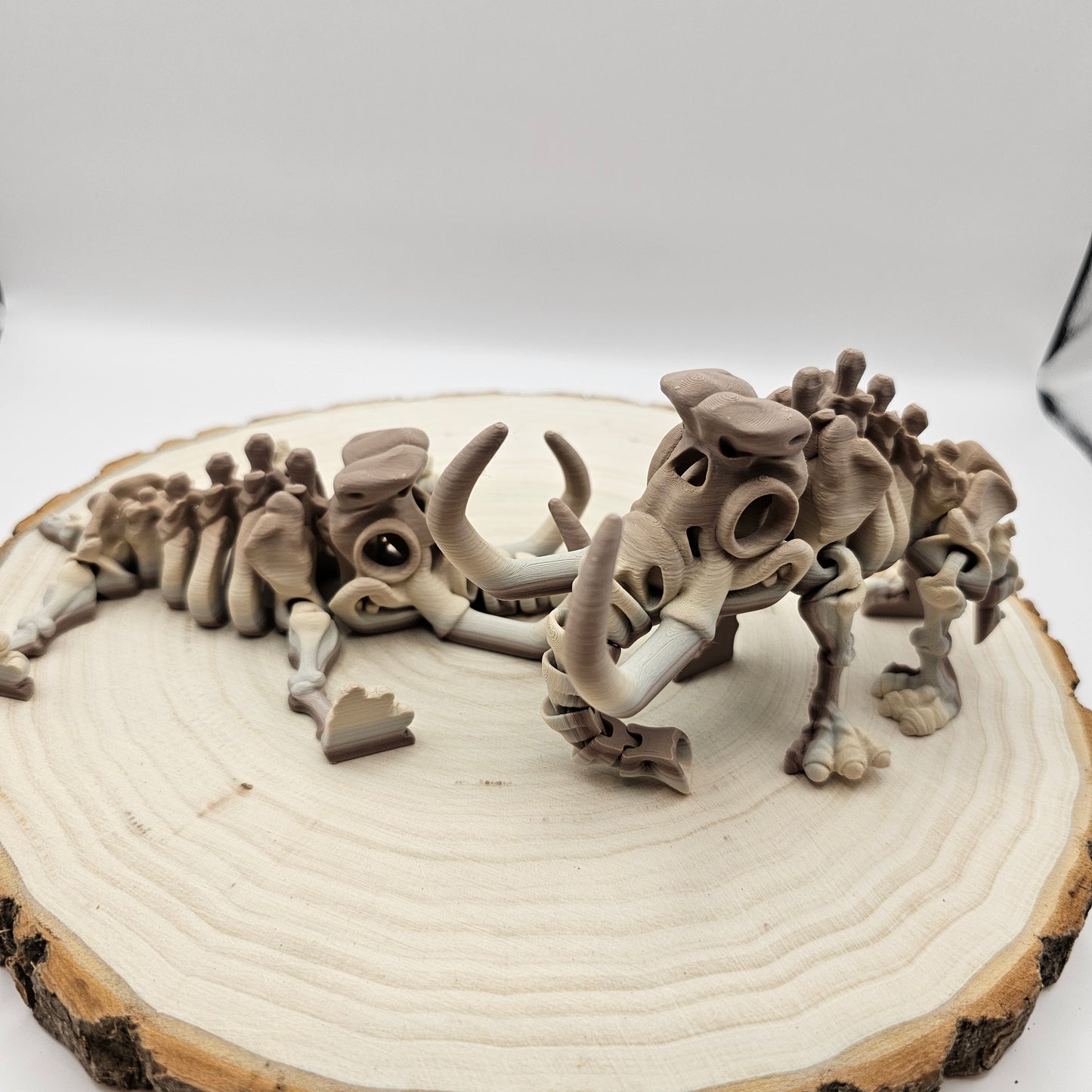 3d printed articulated Mammoth