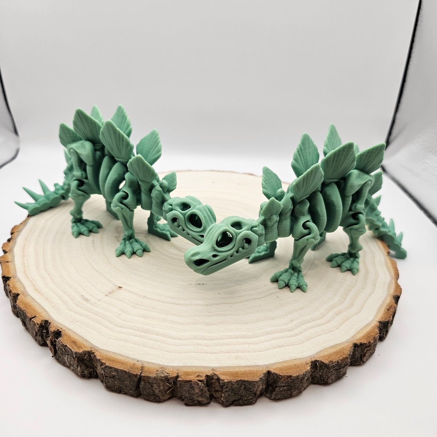 3d printed articulated stegosaurus