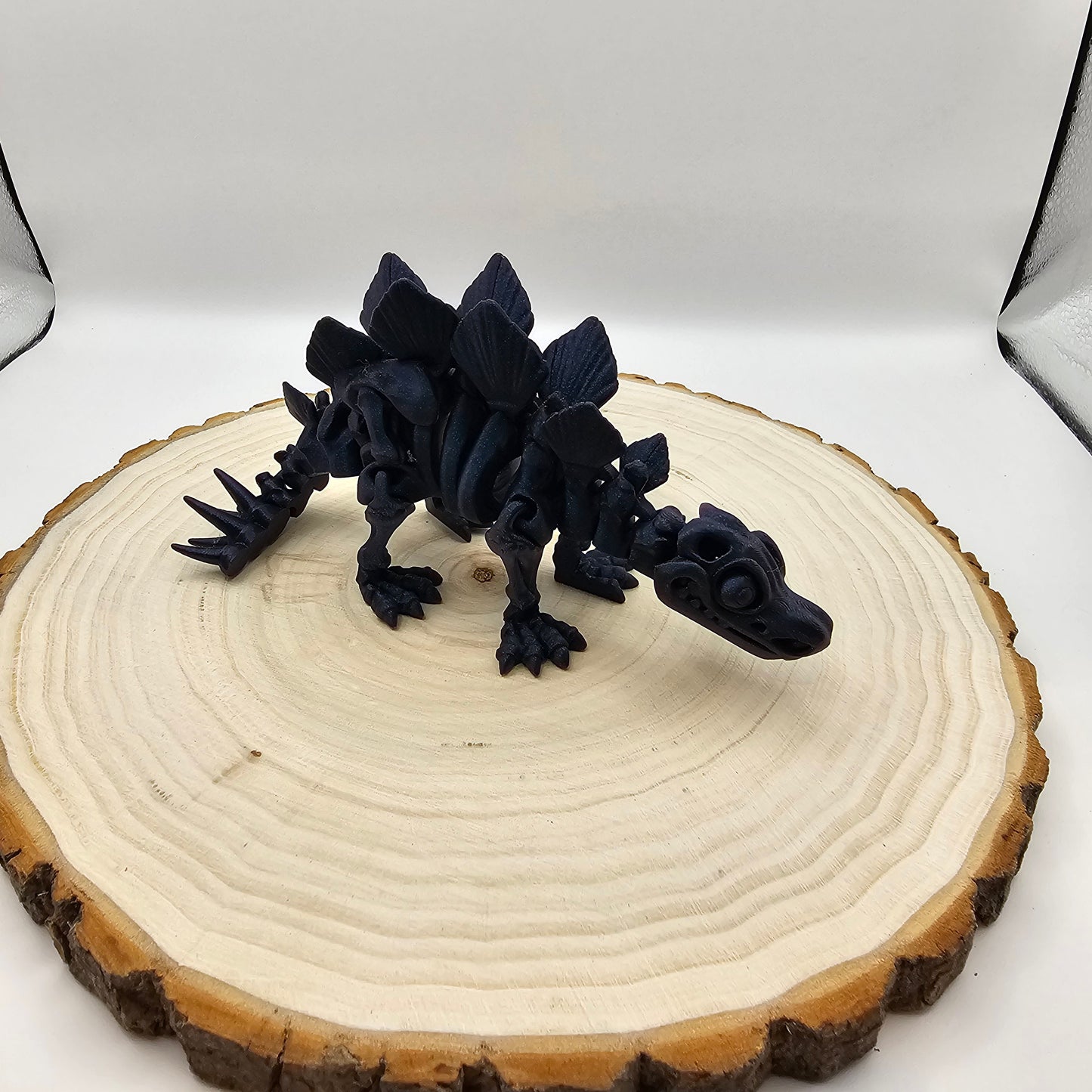 3d printed articulated stegosaurus