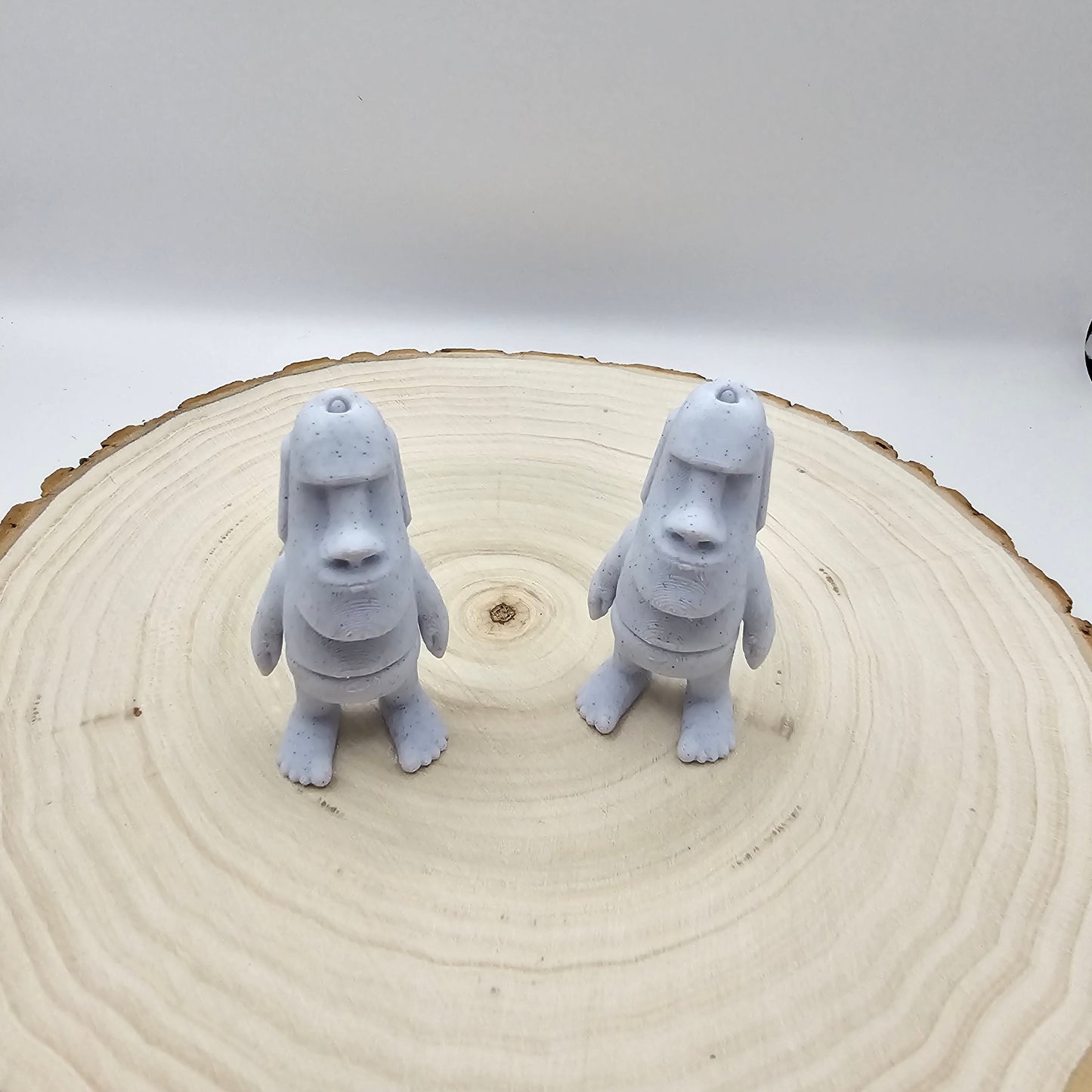 3d printed articulated Moai