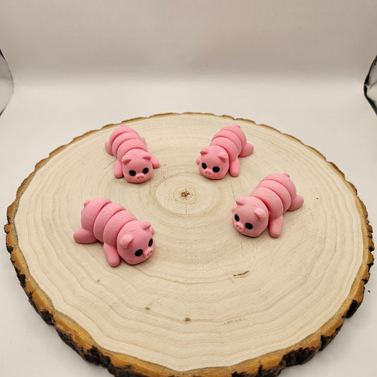 3d printed Pig keychain