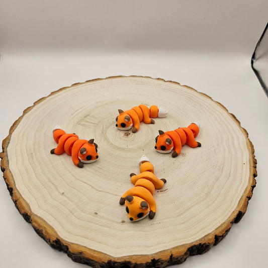 3d printed fox keychain