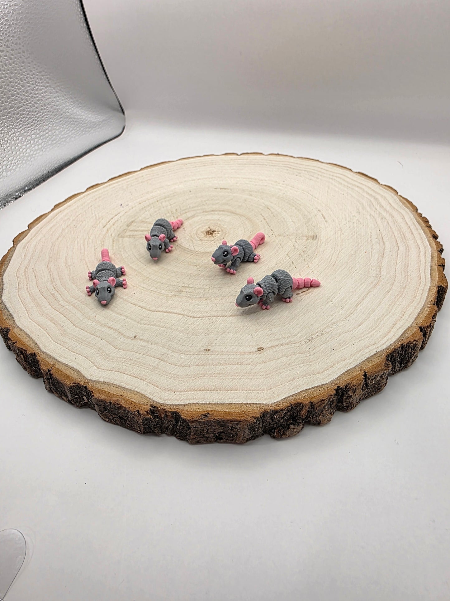 3d printed articulated Rat fidget