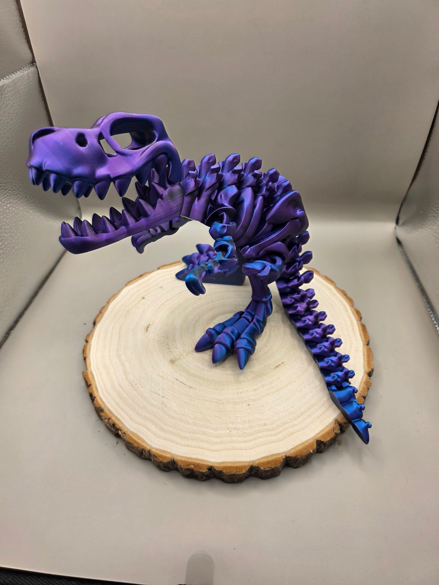 3d printed flexi T-rex skeleton
