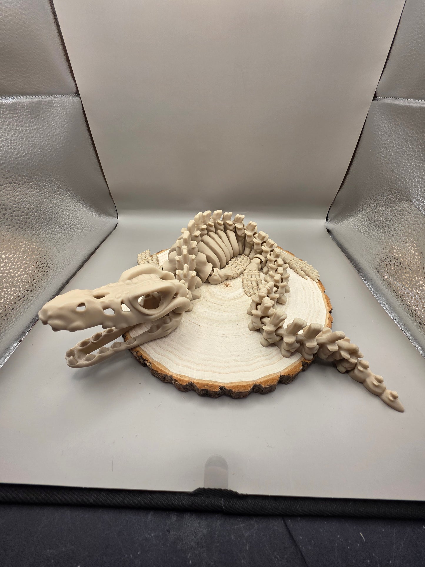 3D Printed Articulated Mosasaurus Skeleton