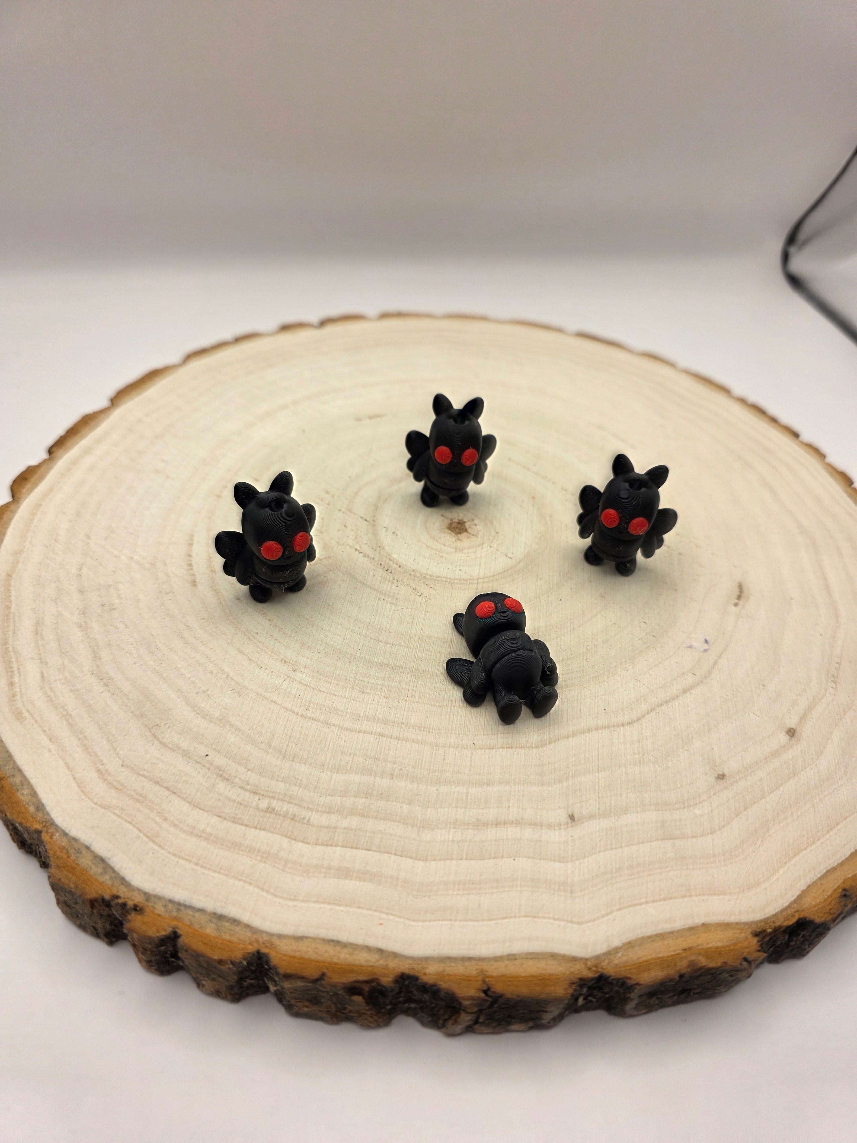 3D Printed Articulated Mothman Fidget – 3d Design Dad
