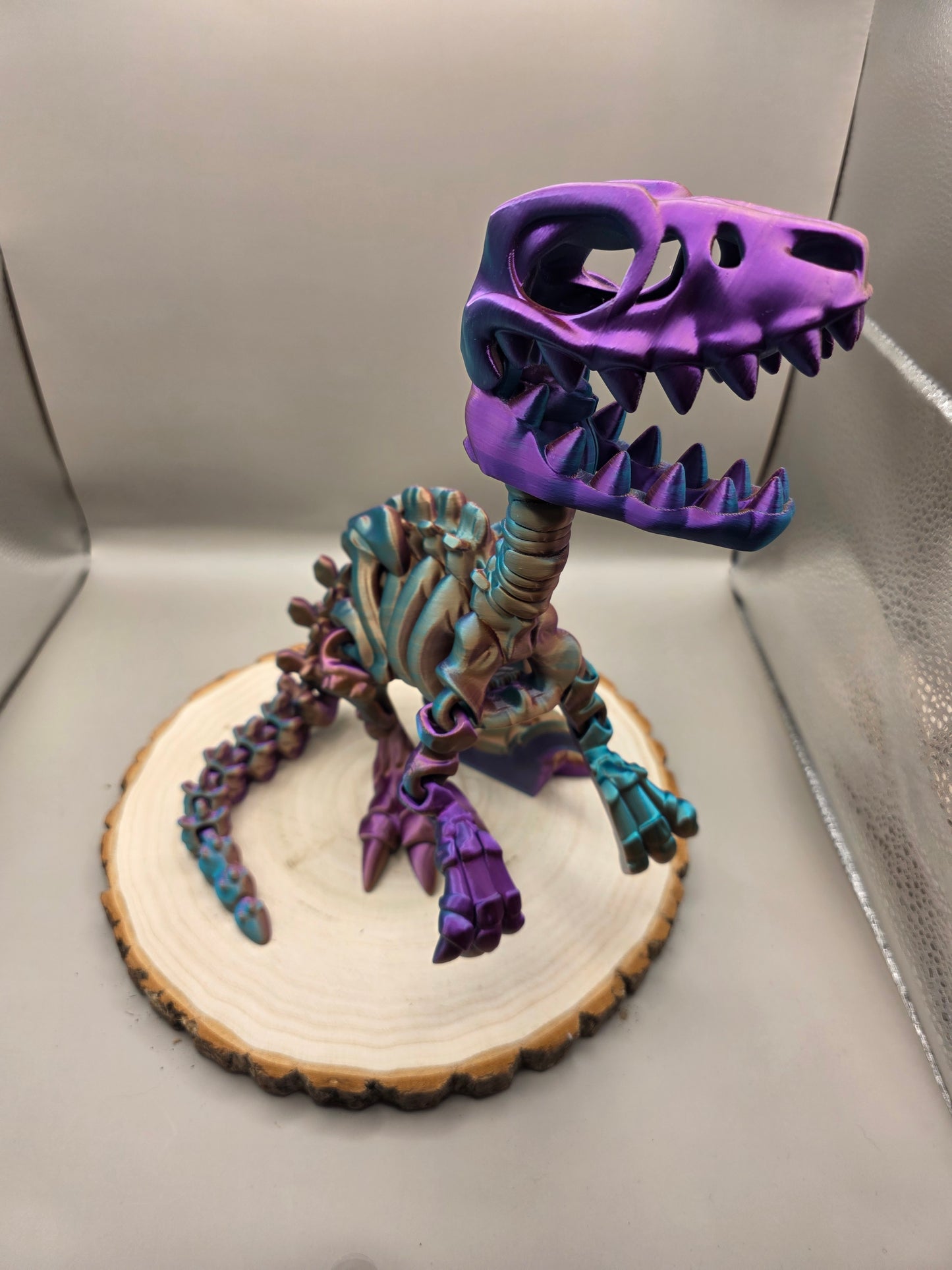 3d printed flexi Raptor skeleton