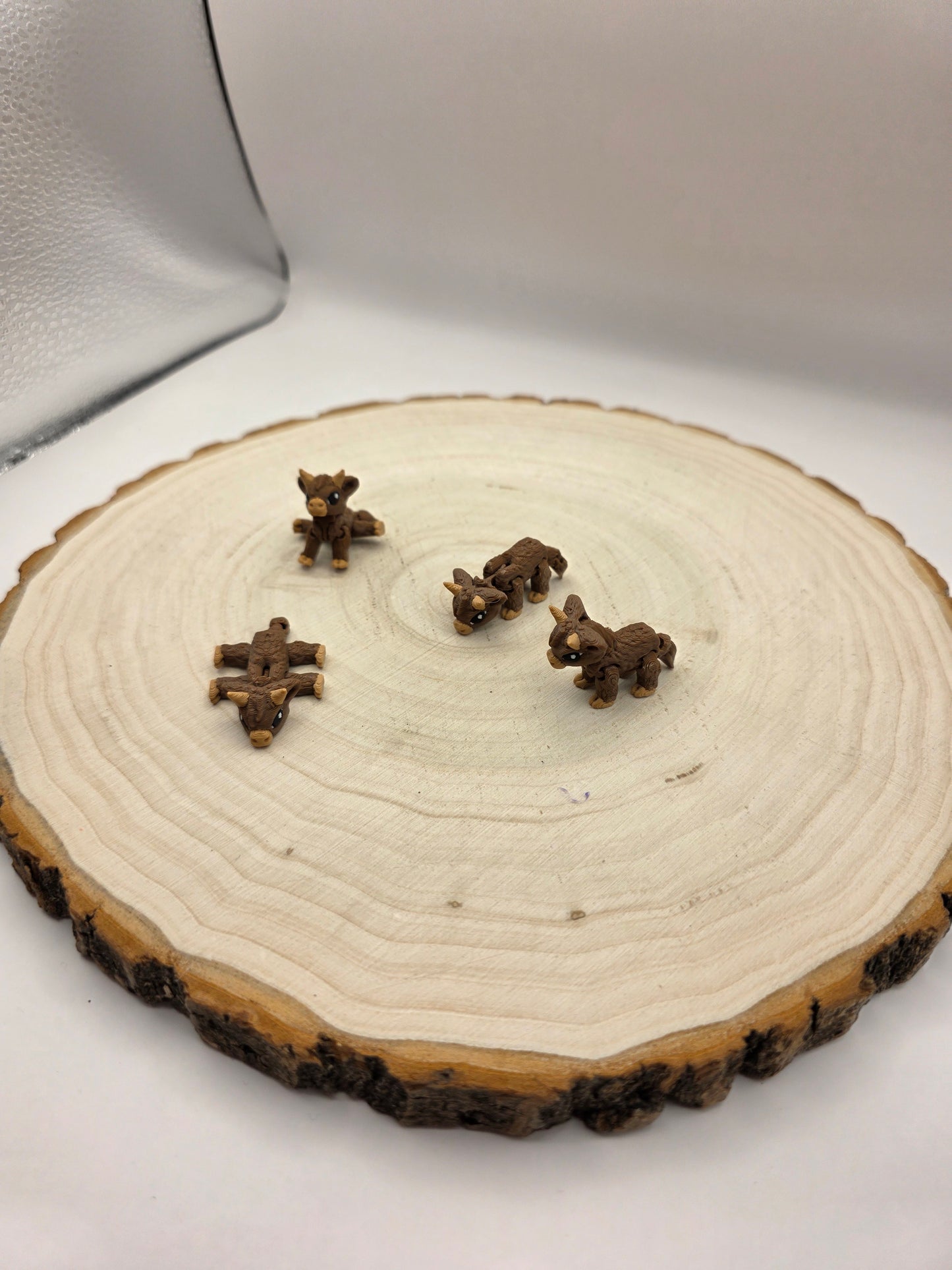 3d printed articulated Highland cow fidget