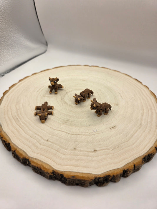 3d printed articulated Highland cow fidget