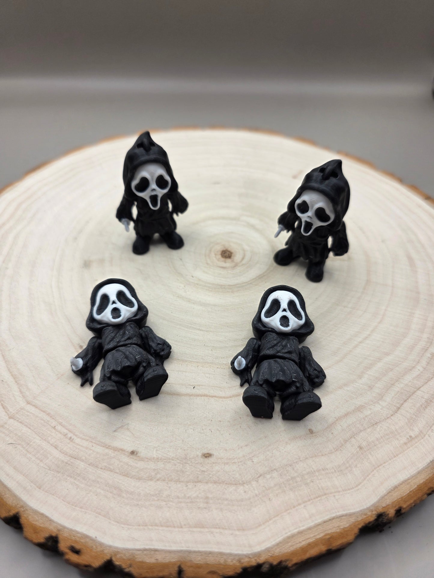 3d printed articulated Ghost face fidget