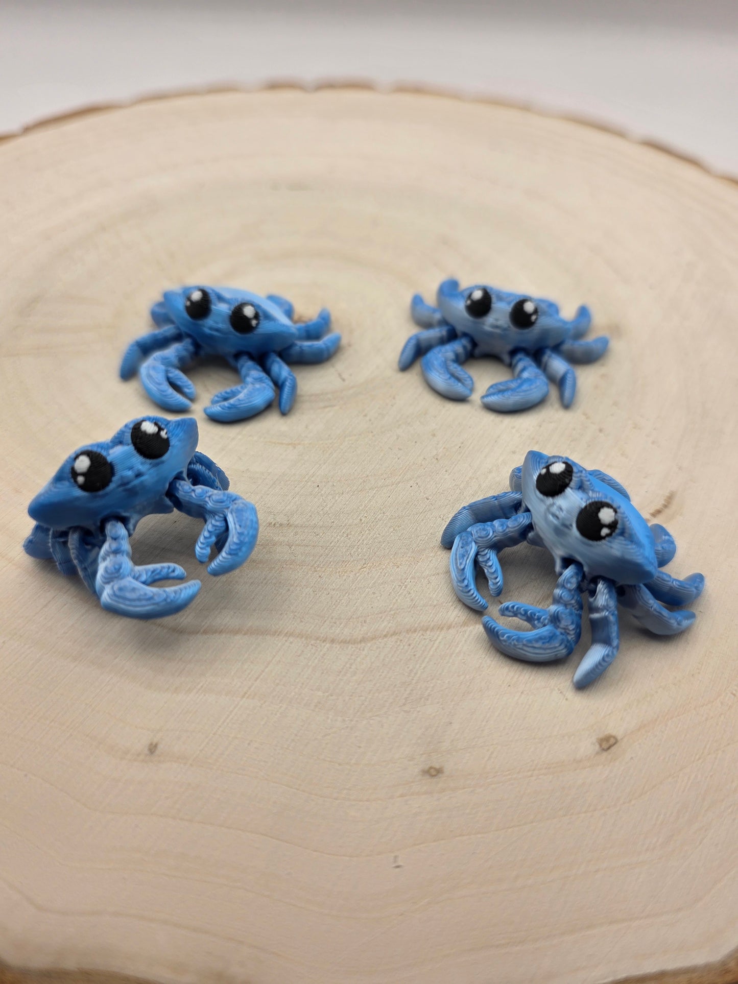 3d printed articulated crab fidget