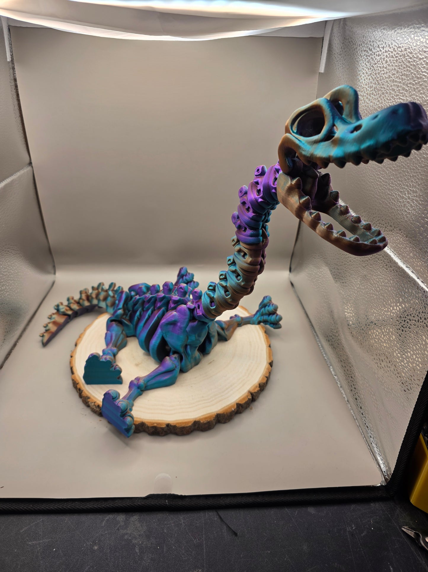 3D Printed Articulated Brachiosaurus Skeleton