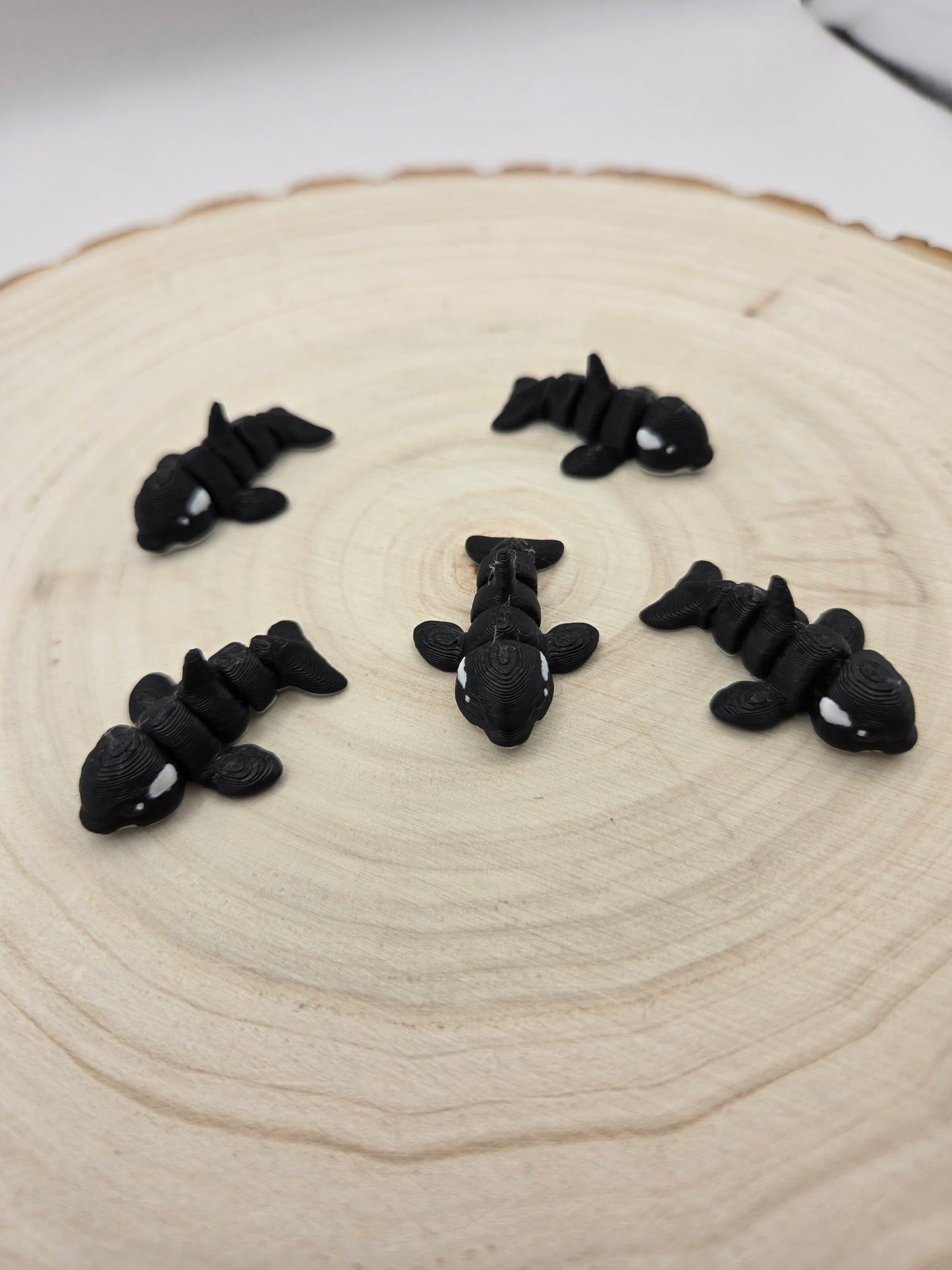 3d printed articulated Orca fidget