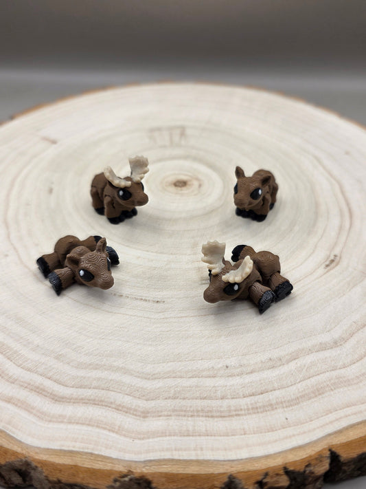3D Printed Articulated Moose Fidget