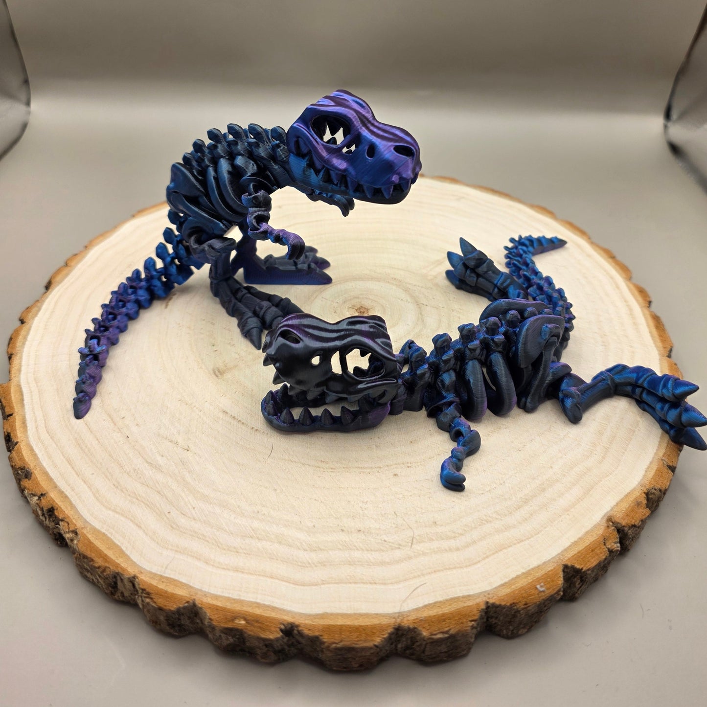 3d printed flexi T-rex skeleton