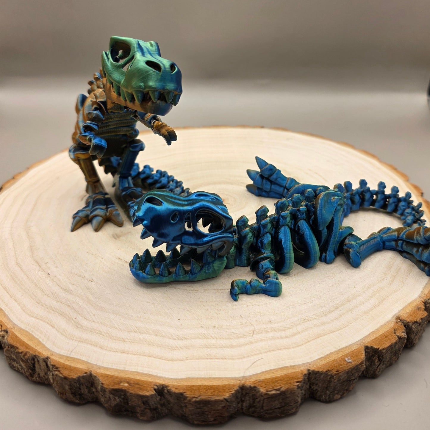 3d printed flexi T-rex skeleton