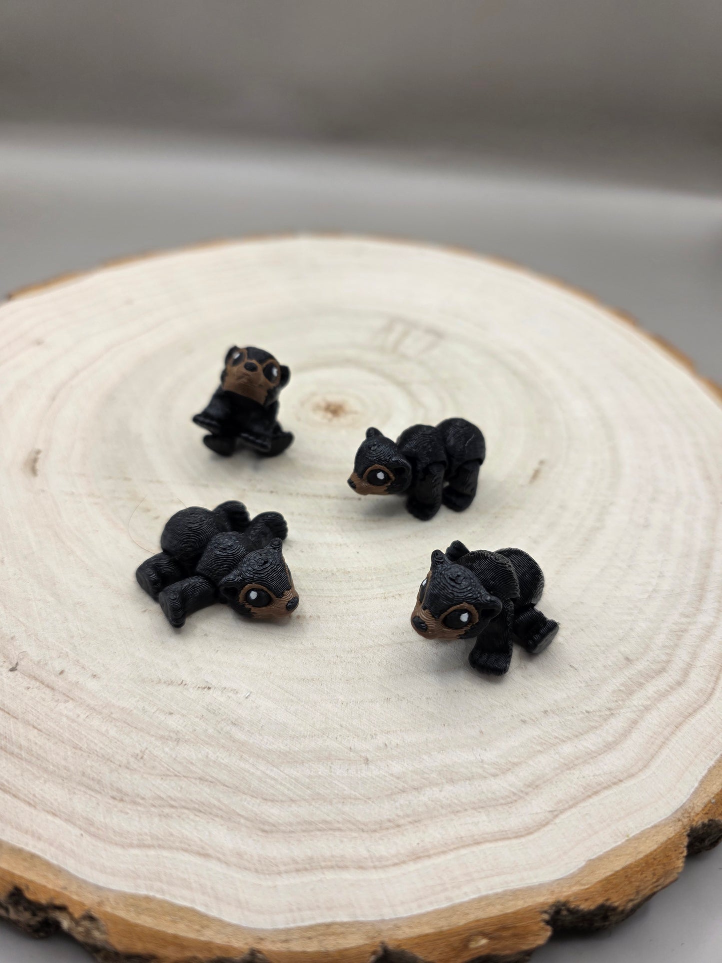 3d printed articulated Bear fidgets