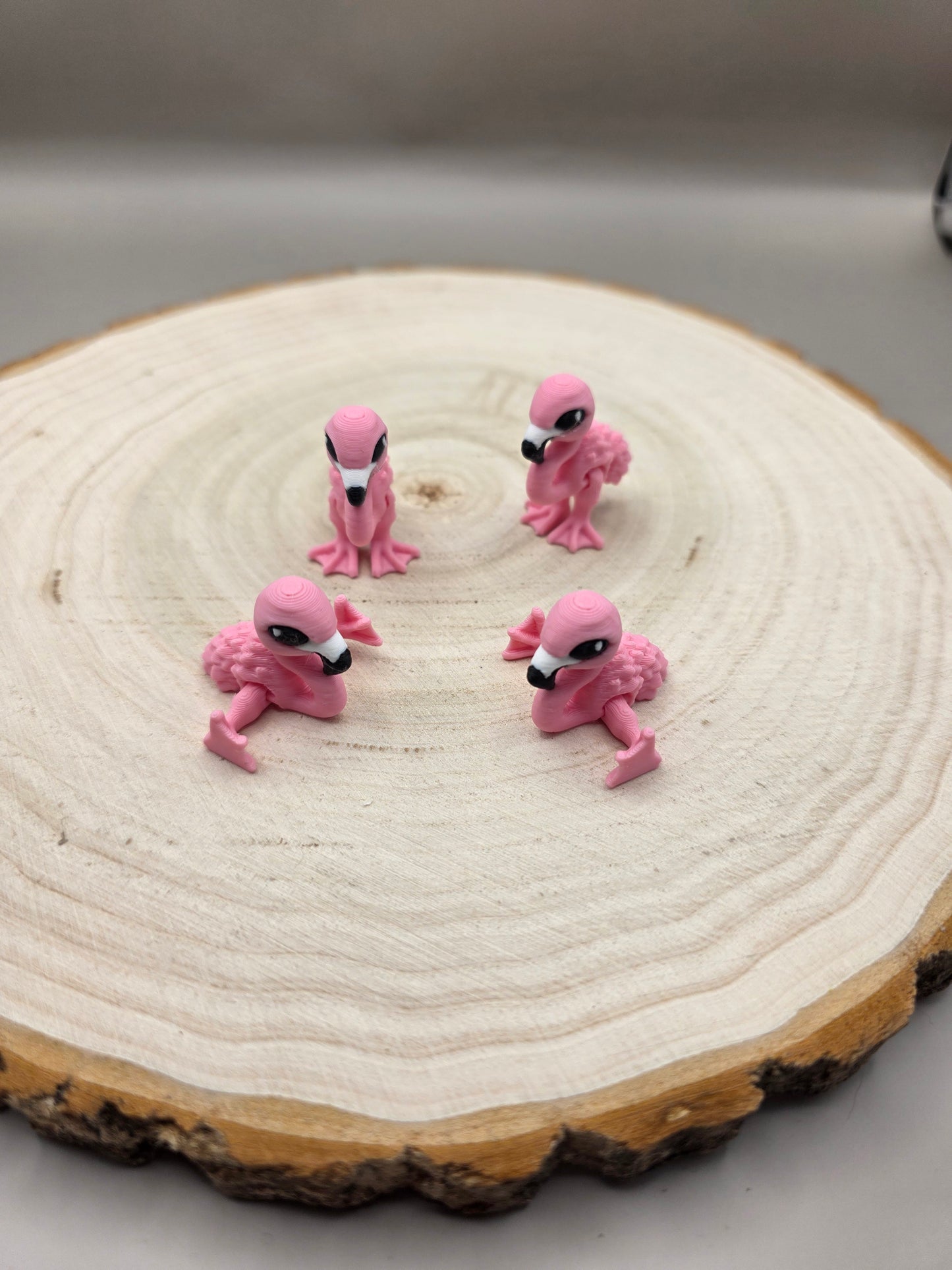 3d printed articulated Flamingo fidget