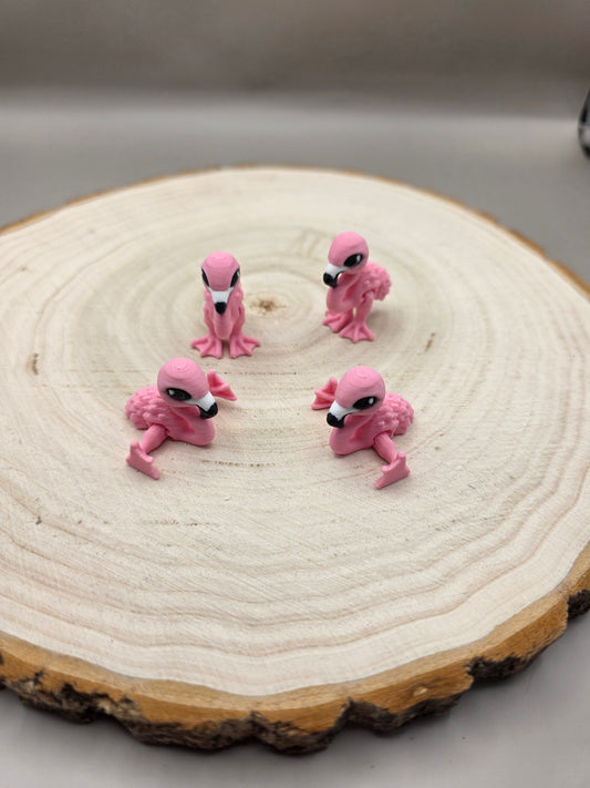 3d printed articulated Flamingo fidget