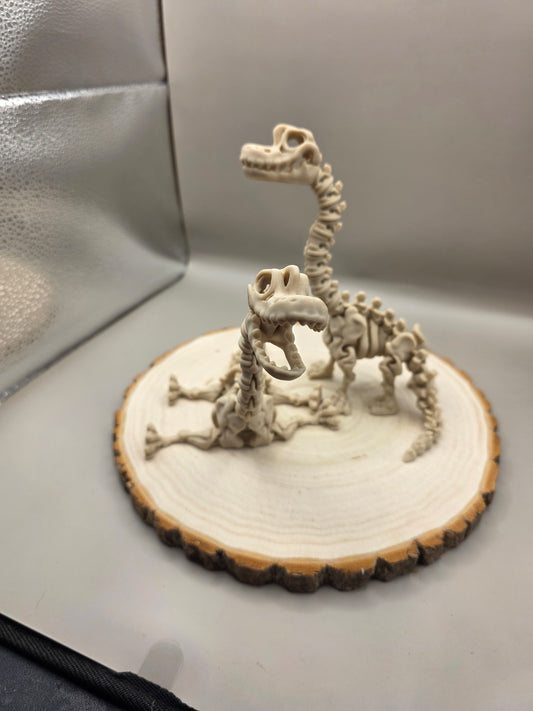 3d printed flexi Brachisaurus skeleton