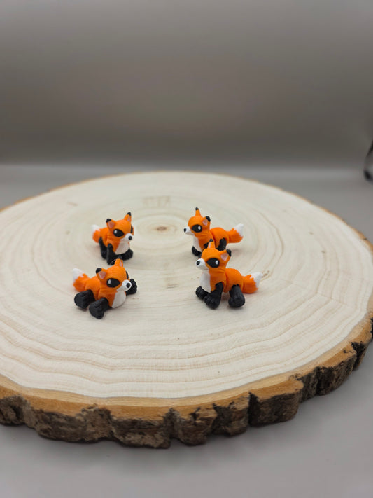 3d printed fox keychain
