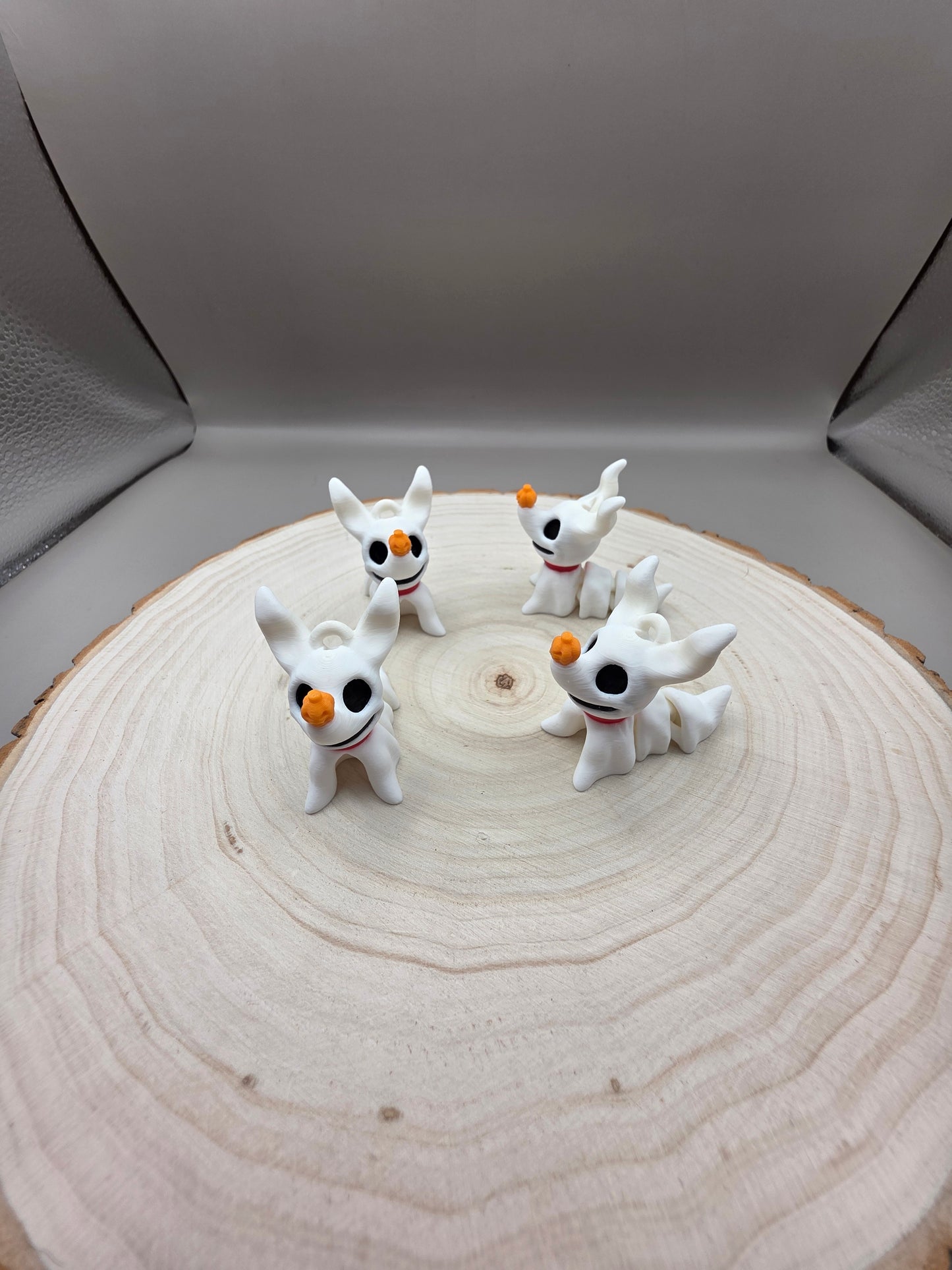 3d printed articulated Zero the ghost dog fidget