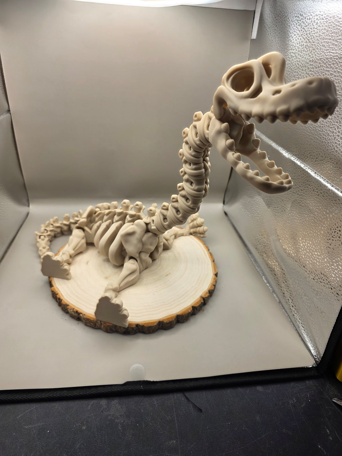 3D Printed Articulated Brachiosaurus Skeleton