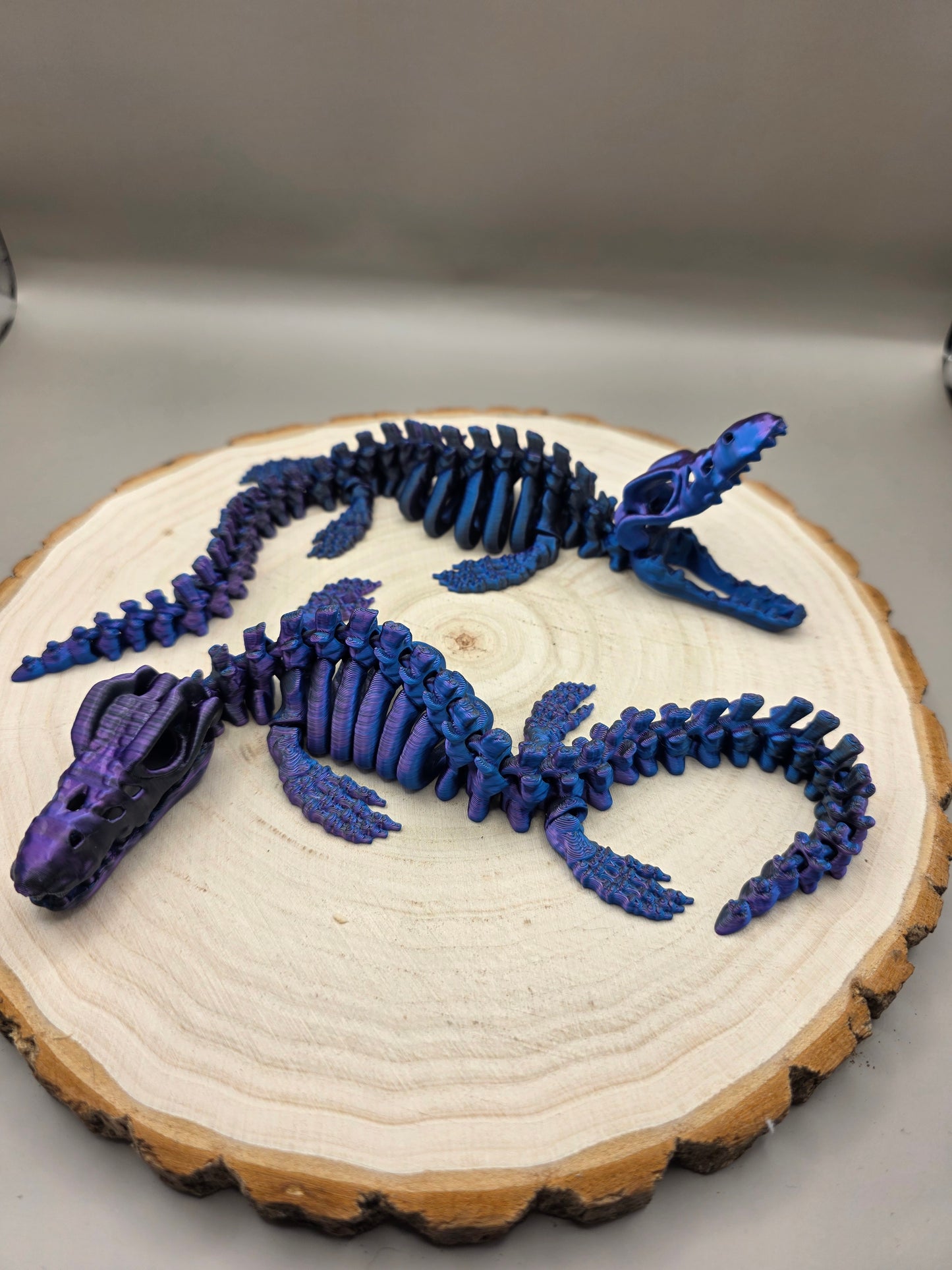 3D Printed Articulated Mosasaurus Skeleton