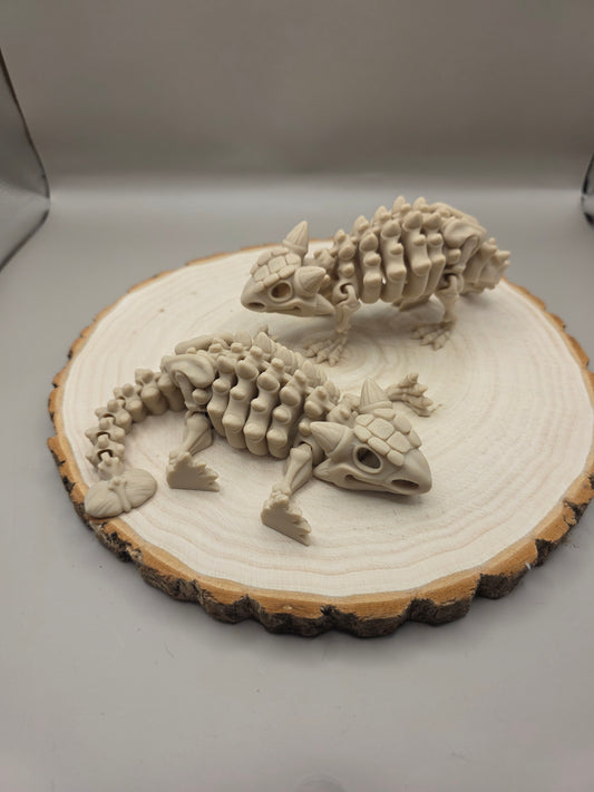 3d printed flexi ankylosaurus skeleton