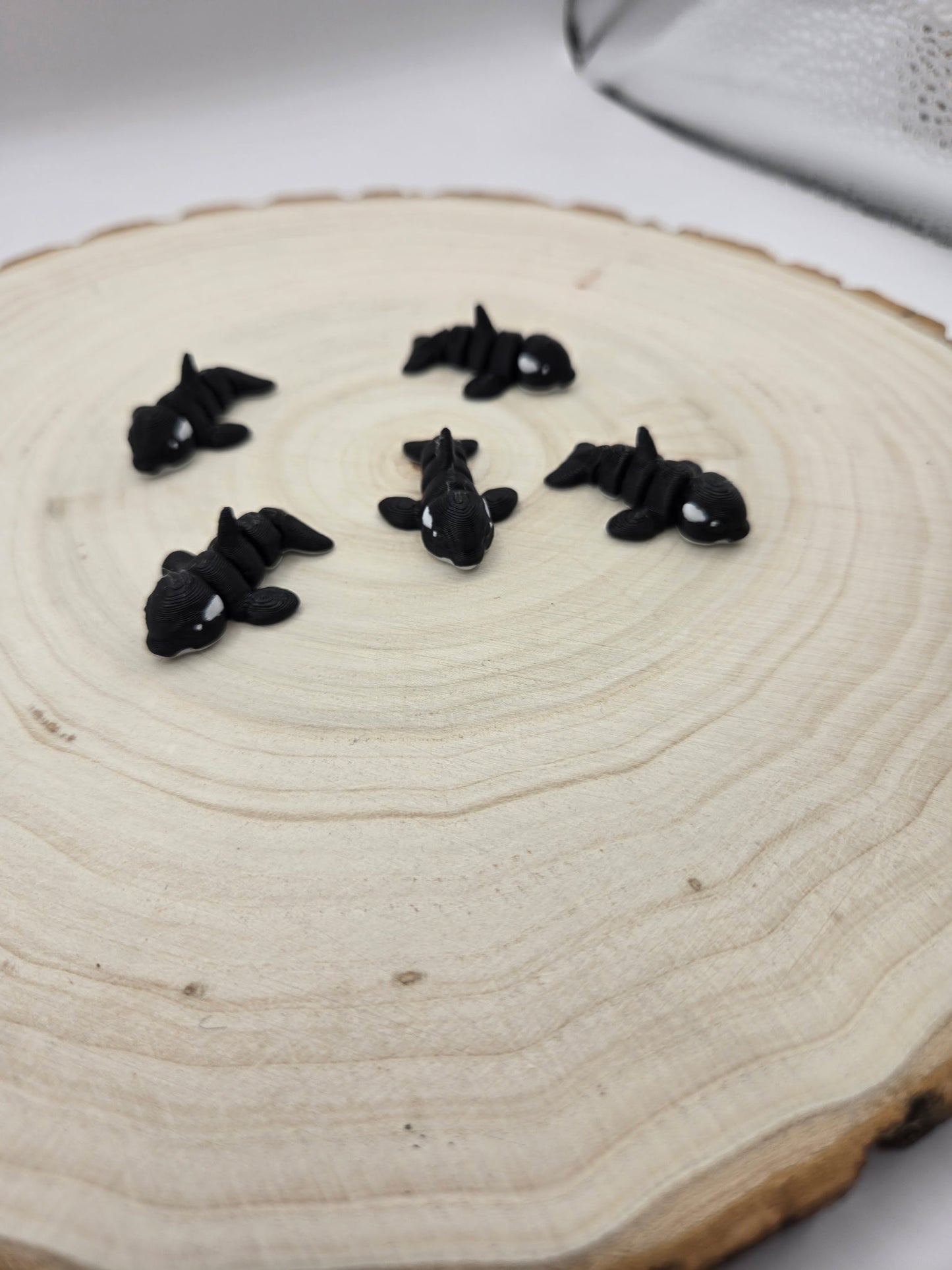 3d printed articulated Orca fidget