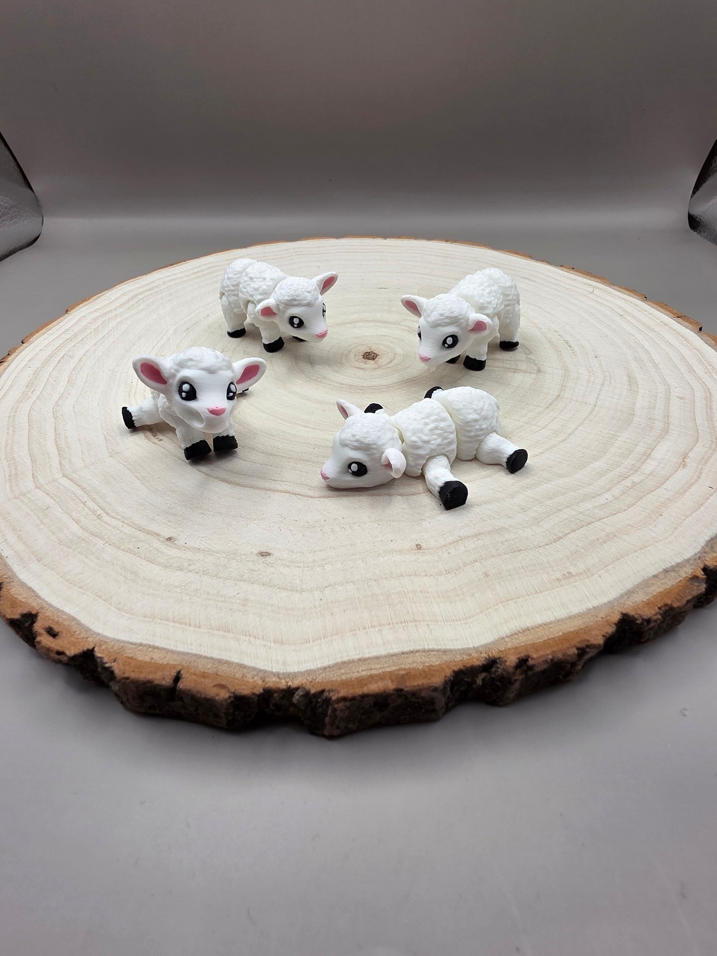 3d printed articulated lamb fidget